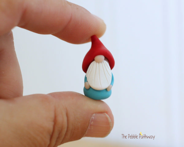 Itty bitty gnomes - a teeny tiny gnome to bring you good luck - ThePebblePathway