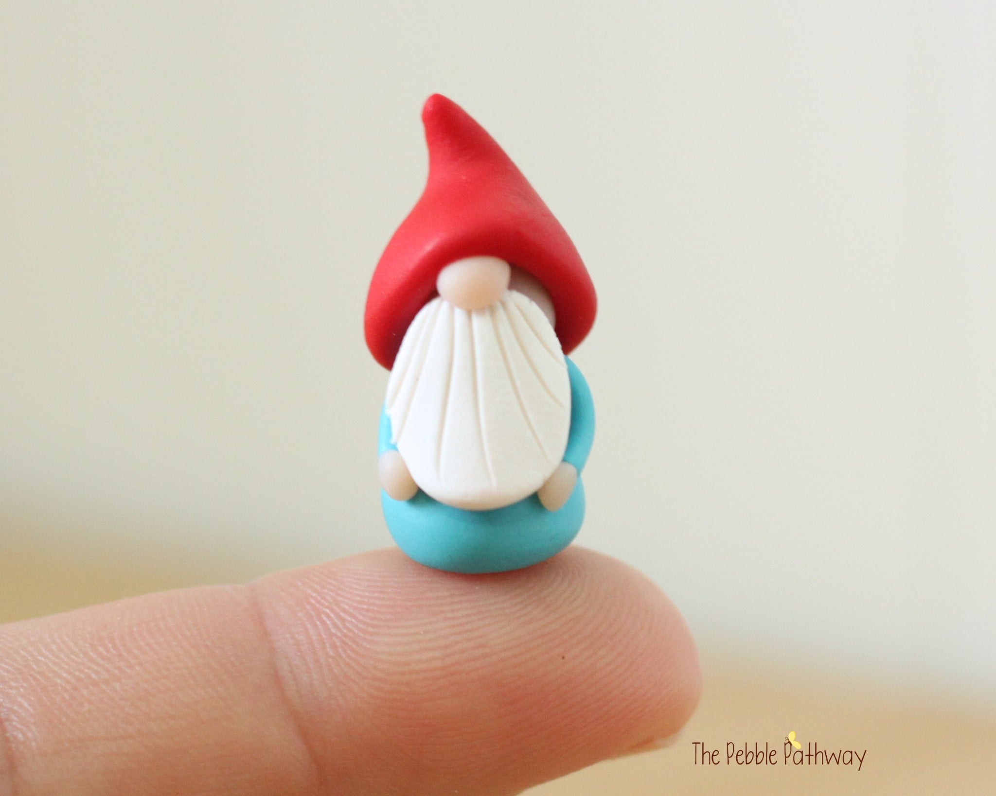 Itty bitty gnomes - a teeny tiny gnome to bring you good luck - ThePebblePathway