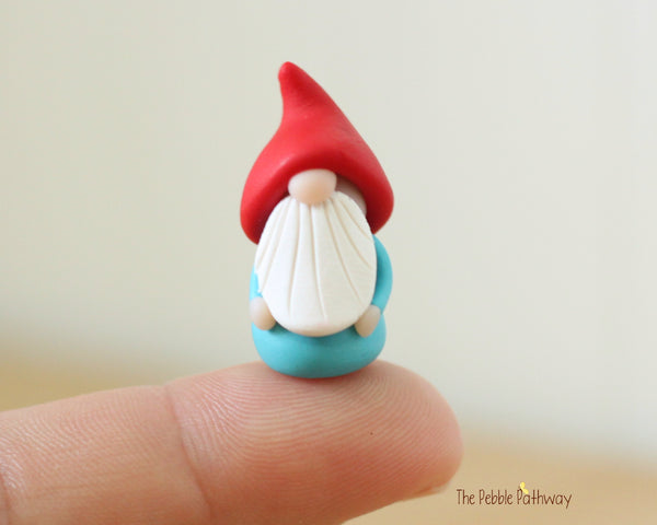 Itty bitty gnomes - a teeny tiny gnome to bring you good luck - ThePebblePathway