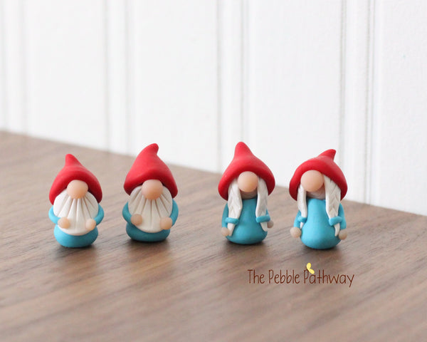 Itty bitty girl gnome - a teeny tiny gnome to bring you good luck 040521 - ThePebblePathway